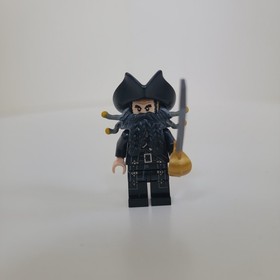 LEGO Pirates of the Caribbean Blackbeard Minifigure With Sword poc007 4192 4195