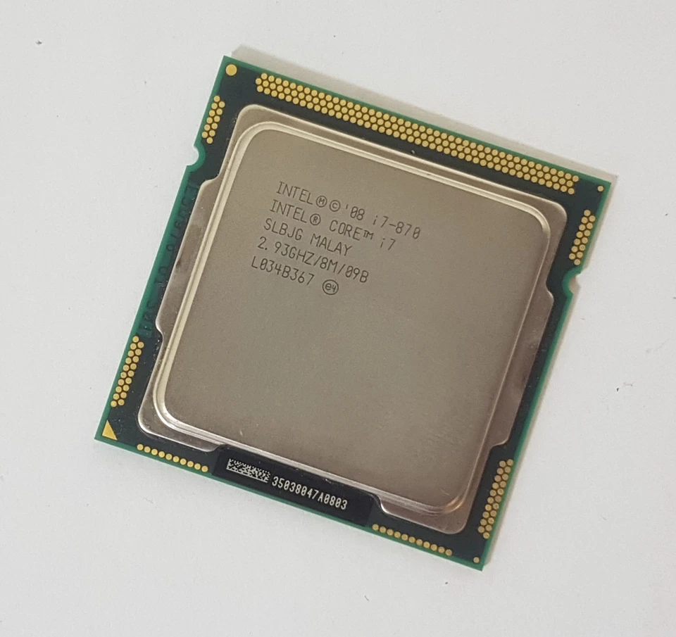 Intel Core i7-870 4x 2,933 GHz Prozessor SLBJG CPU Sockel 1156 Quad Core - Bild 1 von 1