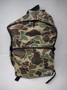 Vintage Hunting Duck Camouflage   Backpack Battle Lake, Made In Minnesota USA - Picture 1 of 12