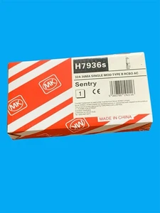 MK Electric H7936s 32A einpoliger Schutzschalter 6kA 30mA RCBO Typ B MCB RCD - Bild 1 von 4