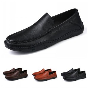Mens Slip On Leather Loafers Pumps Driving Outdoor Gommino Moccasins Shoes New D