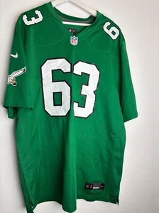 Nike Philadelphia Eagles NFL Jersey Men’s XL 63 Green “LUKEN” New Philly Birds - Picture 1 of 9
