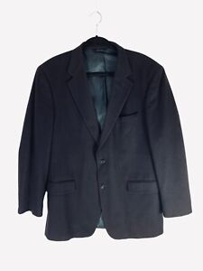 Brooks Brothers Jacket Blazer 100 % Cashmere Men’s Size 43 R Black