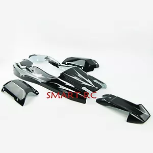 Body Shell Cover for HPI Rovan King Motor Baja 5B SS Black - Picture 1 of 2