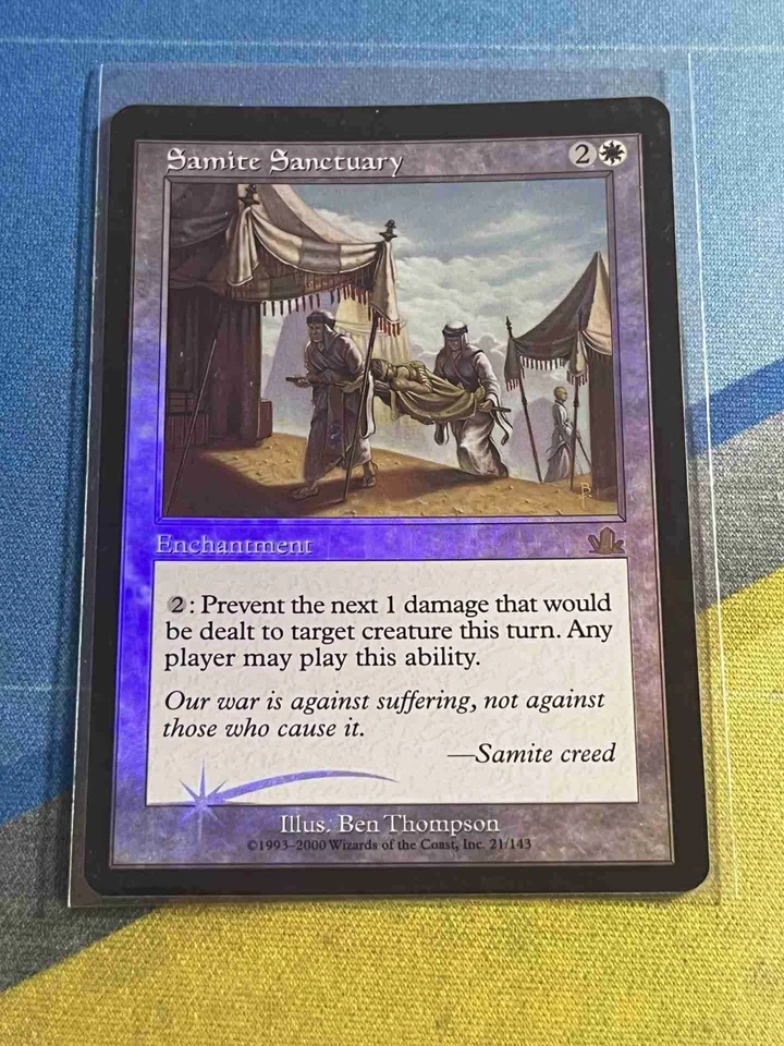 Magic the Gathering MTG Prophecy SAMITE SANCTUARY Foil - Image 1 of 1