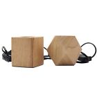 Retro Lamp Holder Hanging Wire Wood Lamp Holder Wood Table Lamp