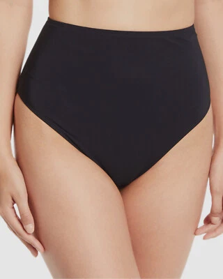$148 Diane Von Furstenberg Women's Black Solid High Waist Bottom Swimwear Size S - Image 1 of 2
