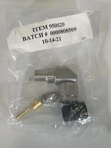950020 Right Angle SMA Cable Compression Electrical Connector Aviation Military - Picture 1 of 4