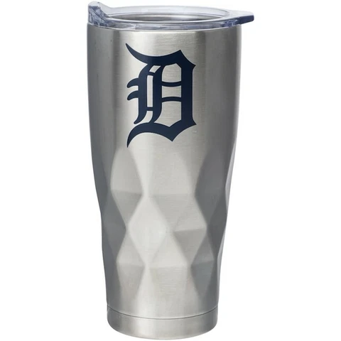Detroit Tigers 22oz Diamond Bottom Stainless Steel Tumbler - MLB Cover