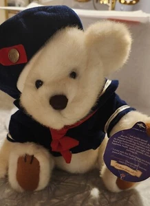 1996 Pickford Brass Button Bears 10" Taylor vintage Collectables Plush - Picture 1 of 4