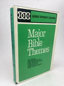1971 Major Bible Themes HC/DJ Lewis Sperry Chafer - Picture 1 of 18