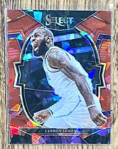 2022-23 Panini Select Lebron James Concourse Red Cracked Ice #26