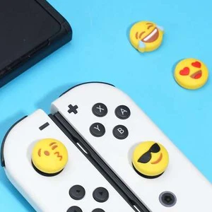 Emoji Thumb Grips - Nintendo Switch, Lite, OLED & Switch 2 Button Caps - Picture 1 of 7