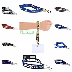 NFL ,MLB,NBA Team Wristlet Lanyard Keychain- Pick your Team - Picture 1 of 29
