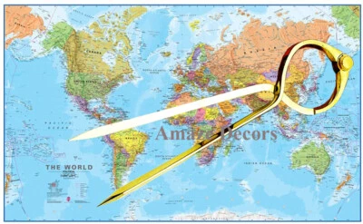 Vintage Brass & Stainless Steel Marine Navigation Map Divider Nautical Tools - Image 1 of 4