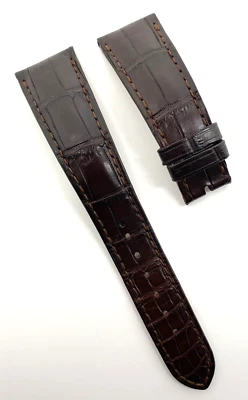 Patek Philippe 21mm x 16mm Brown Alligator Watch Strap Band D C25 Authentic OEM - Image 1 of 4