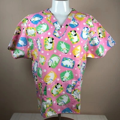 Nurse Scrub Unisex 2X Dogs Medical Hospital Veterinarian By Jaylyn - Image 1 of 3
