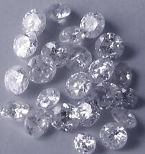 0,12 cts total Great lot x 10 natural River D diamonds diamants  1,30-1,40 mm 