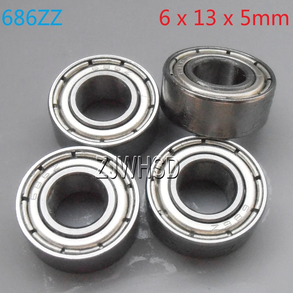 4pcs 686zz Sealed Bearing 6 x 13 x 5 mm for TAMIYA TRAXXAS ALIGN RC Hobby DIY - Image 1 of 1