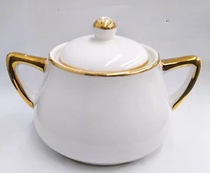 Vintage Meito China Two Handle Hand Painted Japanese Sugar Bowl With Lid / NEW - Picture 1 of 5