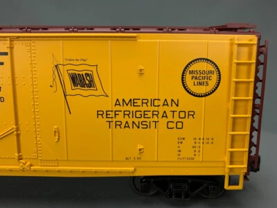 O Atlas Trainman 40’ P Door Box Car American Refrigerator Transit 3Rail O1448 XV - Image 1 of 4