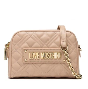 LOVE MOSCHINO QUILTED LOGO CROSSBODY BAG BORSA A SPALLA JC4016PP1FLA0107 - Imagen 1 de 5