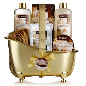 Valentines Day Gifts Home Spa Gift Basket, Luxury 13pc Bath & Body Set Men & Wom - Picture 1 of 8
