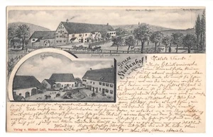Mödingen Lonetal bei Wittlislingen Kr. Dillingen Schwaben, Stettenhof Litho 1904 - Picture 1 of 2