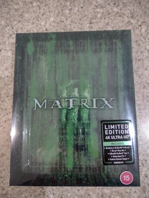 Titans Of Cult ~ The Matrix ~ 4K UHD & 2D LTD Edition Steelbook ~ *New & Sealed* - Image 1 of 3