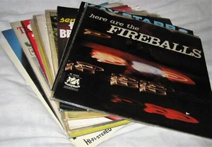 VINYL Lp RECORDS LOT Vintage Pop Rock & Roll Fireballs Jack Scott Johnny Cash - Picture 1 of 4