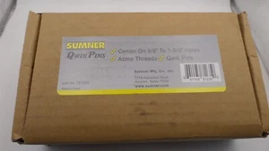 SUMNER 781235 QWIKP PINS QUICK CARBON FLANGE ACME THREADS 5/8" TO 1-5/8" 2PACK - Picture 1 of 3