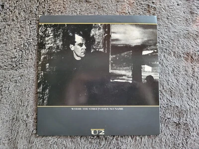 U2 WHERE THE STREETS HAVE NO NAME GER IMPORT BRIAN ENO PS PICTURE SLEEVE - Image 1 of 4
