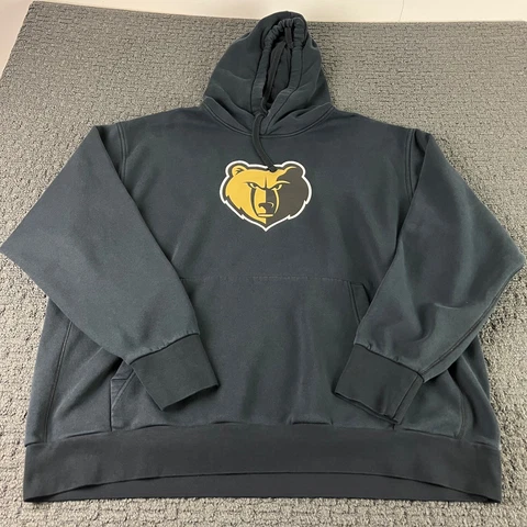 Memphis Grizzlies Nike Hoodie Mens 3XL Black Pullover Sweatshirt NBA Cover
