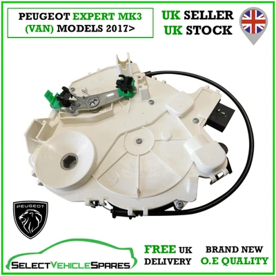 OE NEW PEUGEOT EXPERT MK3 (VAN) BACK END REAR DOOR LOCK ACTUATOR 2017> - Image 1 of 4