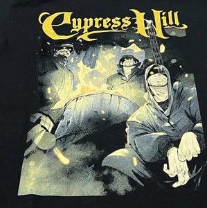 Camiseta Gráfica Cross Colours Cypress Hill Negra Para Hombre Grande Hip Hop Rap Mediana - Imagen 1 de 7