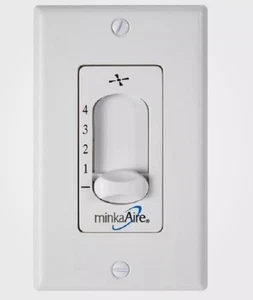 Minka Aire WC116 4 Speed Wall Mount Fan Control White - Picture 1 of 13