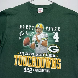 2007 Brett Favre Shirt - 422 Touchdowns - HUGE Graphic - DEADSTOCK - LARGE - Picture 1 of 5