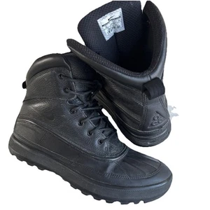 Nike ACG Woodside 2 525393-090 Triple Negro Impermeable Botas Zapatos Hombres Talla 8 EE. UU. - Imagen 1 de 23