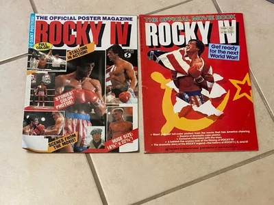 Libro Oficial de Películas Rocky IV 1985 Stallone Original Revista Raro SIN CARTELES Foto 1 de 4