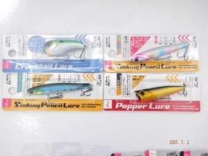 Daiso Japan Minnow Lure Set 4 pieces 6.10.12✖2g - Picture 1 of 5