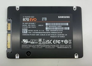 Samsung 870 EVO 2TB SATA 2.5” SSD - Afbeelding 1 van 3