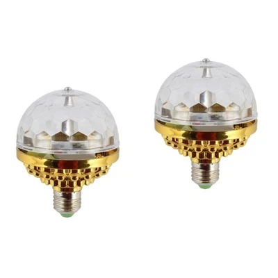  Set of 2 Mini Led Leuchte Party Disco Licht Bühnenlicht Rotierendes - Bild 1 von 4