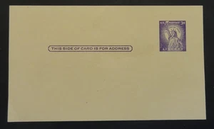 US Postal Card #UX46, 3¢ Blue Liberty, New (4057) - Picture 1 of 2