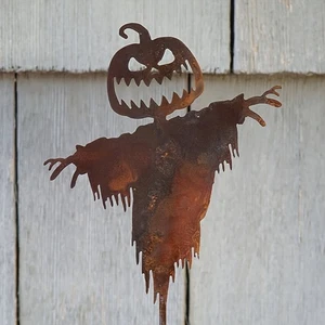 Vogelscheuche Garten Silhouette, Rustikal, Halloween Garten Dekorationen - Bild 1 von 6