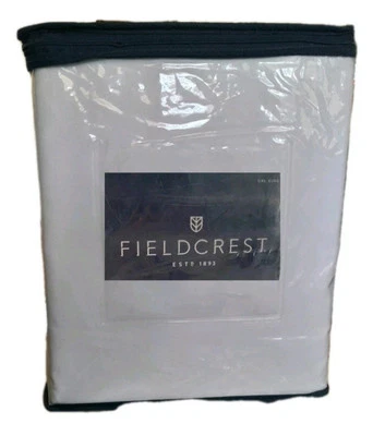 NEW FIELDCREST CALIFORNIA KING SIZE SHEET SET WHITE 100% SUPIMA COTTON 290 COUNT - Image 1 of 4