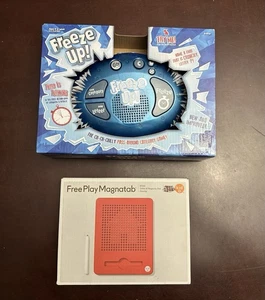 Freeze Up! & Magnatab Educational Insights Family Handheld Electronic Name Game - Picture 1 of 9