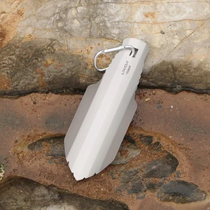 Lixada Titanium Garden Hand Shovel Outdoor Camping Hiking Backpacking Trowel Wit - Picture 1 of 14