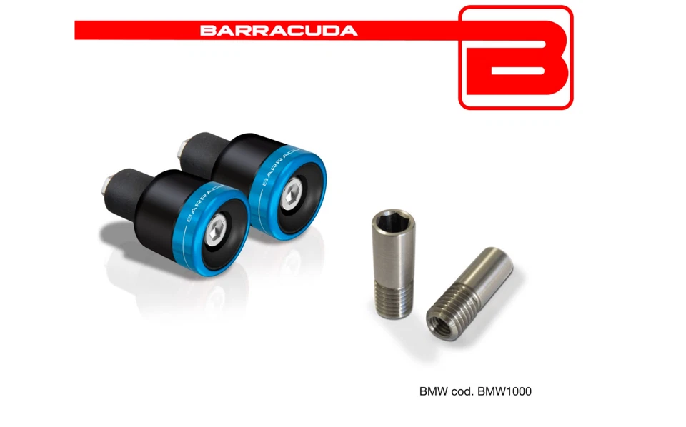 BARRACUDA CONTRAPPESI BLU BLUX + ADATTATORI per BMW BMW K 1300 S - K 75 / RT - Immagine 1 di 1