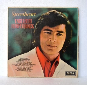 Engelbert Humperdinck Sweetheart Autographed 33 Rpm Vinyl Lp Vintage 1971 - Picture 1 of 7