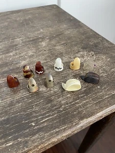 Lot of 10 Vintage National & Dunlop Finger Picks Pick Lot Free Shipping - Picture 1 of 5